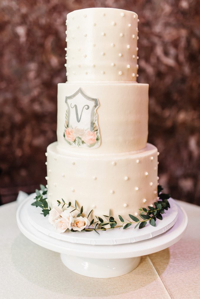 Elegant wedding cake The Minute Maid Park 