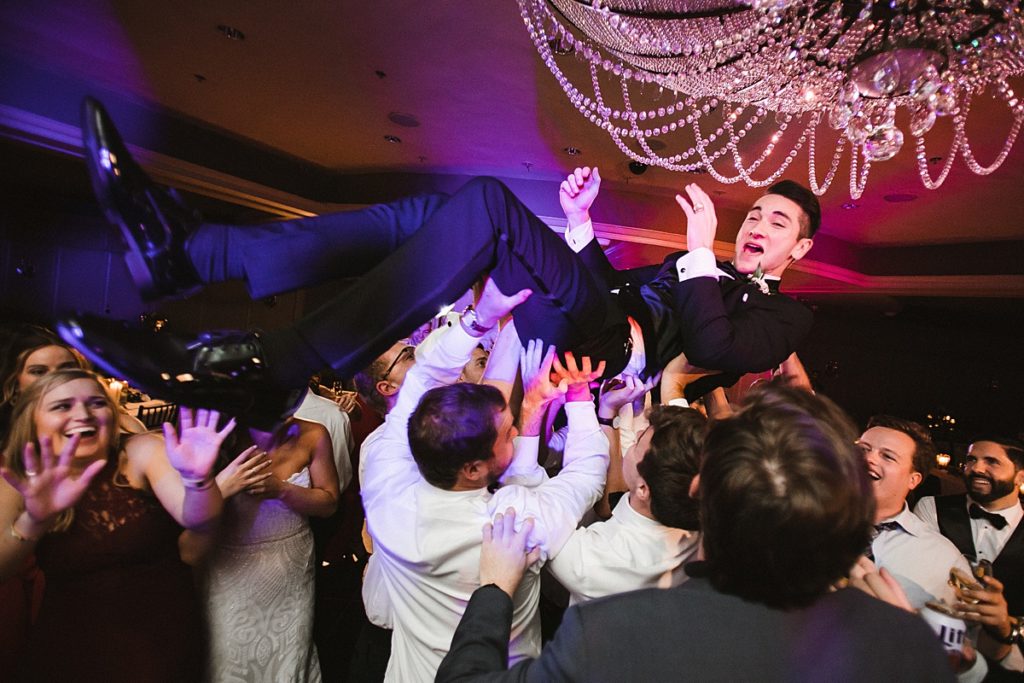 Houston photographer captures wedding reception party at the ZaZa Hotel, Houston.
